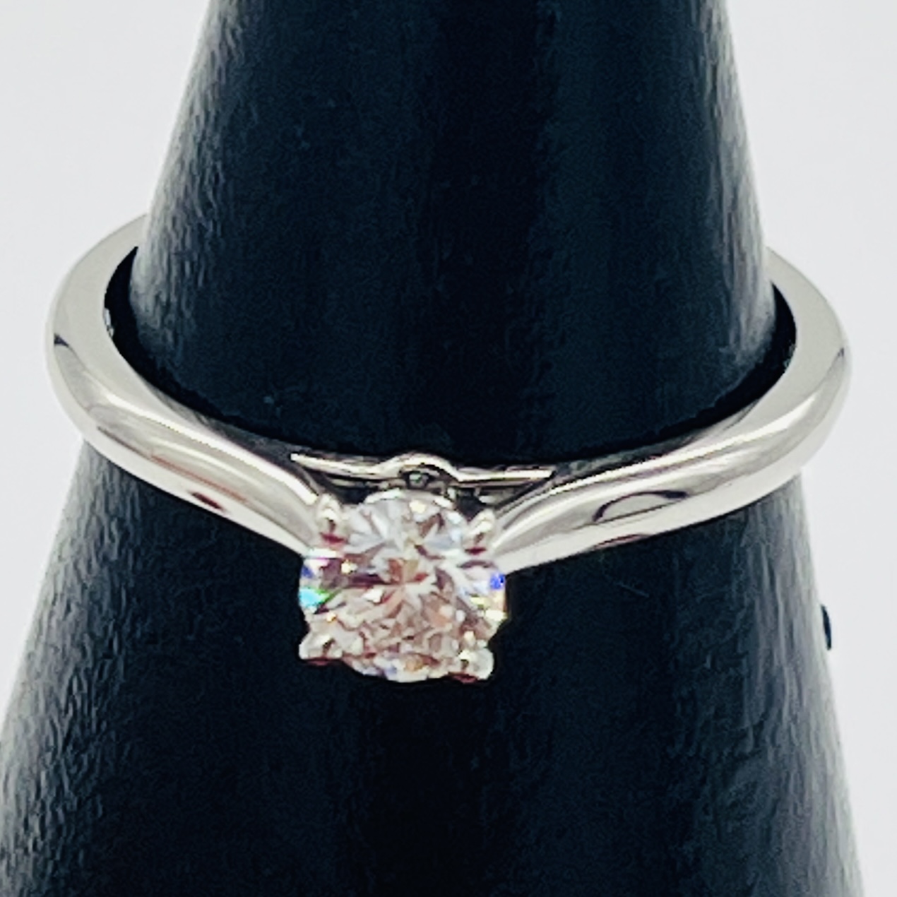 カルティエ ソリテール1895 0.39ctの婚約指輪（査定に出した現物）
